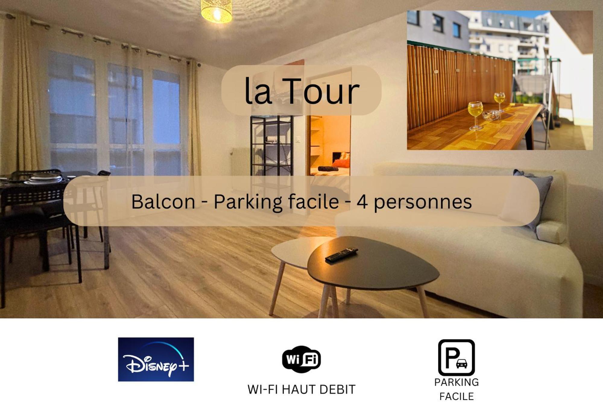 La Tour - Tout Confort - Hypercentre - Balcon #Sirdest Franconville  Kültér fotó
